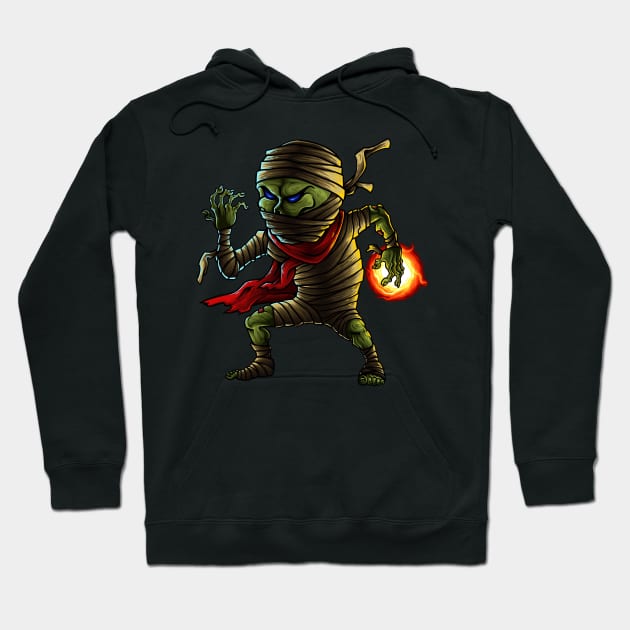 Egyptian mummy Hoodie by SAN ART STUDIO 